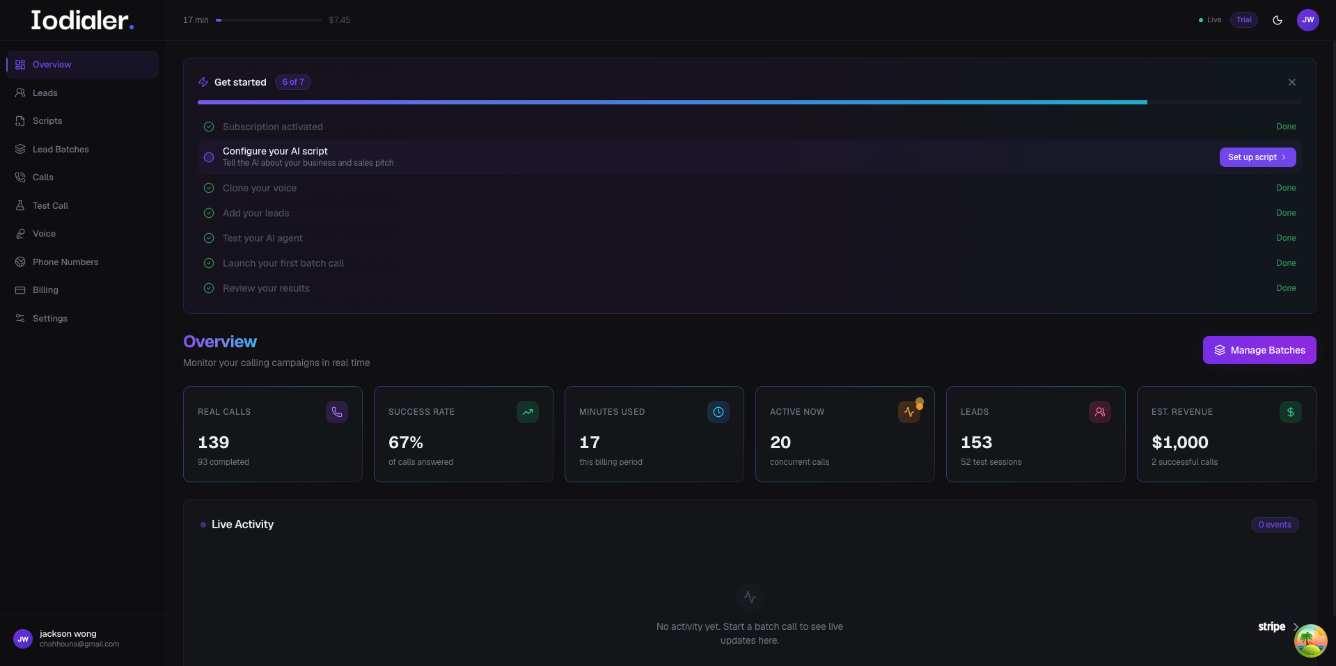 AI Cold Caller preview